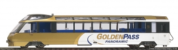 Bemo 3688313 - MOB Arst 151 'Golden Pass' Panorama-Steuerwagen 2L-GS