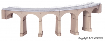 Kibri 39726 - Rosanna-Viadukt eingleisig mit Eisbrecher-Pfeilern