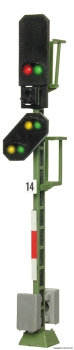 Viessmann 4014 - Licht-Blocksignal mit Vorsignal  Hp0  Hp1  Vr0  Vr1  Vr2
