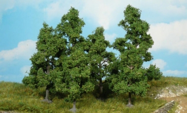 Heki 1931 - Obstbäume ca. 9-11 cm hoch, 4 Stück.