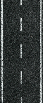 Heki 6562 - Fahrbahndecke Asphalt  zweispurig 100x4 cm