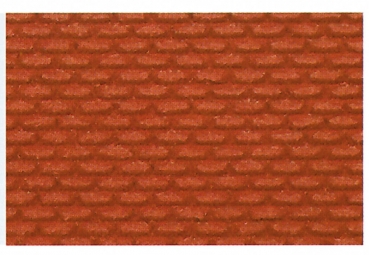 Heki 70032 - Ziegelsteinmauer  28x14 cm, 2 Stück