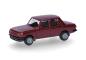 Preview: Herpa 022705-004 - Spur H0 Wartburg 353 '85 Limousine, karminrot