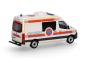 Preview: Herpa 099172 - Spur HO Mercedes-Benz Sprinter '18 Halbbus Hochdach Krankentransportwagen Typ B ZS "MTF Zivilschutz"