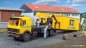 Preview: Kibri 16310 - Spur HO MB LP Wechsellader mit GleisBau Bürocontainer