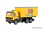 Preview: Kibri 16310 - Spur HO MB LP Wechsellader mit GleisBau Bürocontainer