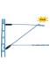 Preview: Sommerfeldt 1860 - Spur HO Gitter-Mittelmast mit 2 Ausleger Click (1 Stück)