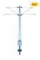 Preview: Sommerfeldt 1860 - Spur HO Gitter-Mittelmast mit 2 Ausleger Click (1 Stück)