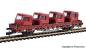 Preview: Kibri 26253 - Spur HO Niederbordwagen mit Führerhäusern, DBAG, Ep.VI