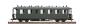 Preview: Bemo 3022821 - Spur HOm DR 970-328 sä. Personenwagen, Holz-Wagenkasten, Ep. III