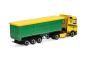 Preview: Herpa 321006 -Spur H0 Mercedes-Benz Actros L ProCabin Bigspace Stahlmulden-Sattelzug, Gersdorf Transporte