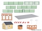 Preview: Kibri 38659 - Spur HO Gartenhaus zur Laubenkolonie