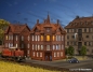 Preview: Vollmer 43807 - Spur HO Eisenbahner-Wohnhaus, Eckhaus