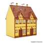 Preview: Vollmer 43844 - Spur HO Reihen-Doppelhaus, gelb