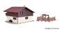Preview: Vollmer 43960 - Spur HO Almgasthof mit Holzterrasse