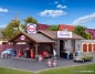 Preview: Vollmer 45599 - Spur HO  Reparaturwerkstatt Pfizis Garage mit Tankstelle