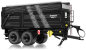 Preview: Wiking 077874 -  Spur 1:32 Krampe Big Body 650 Hinterkipper mit Silageaufsatz schwarz - Reifenspuren