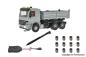 Preview: Viesmann 8004 Spur HO CarMotion Startset, MB ACTROS Muldenkipper mit Rundumleuchten, silber