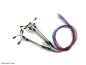 Preview: Railroad24 6384 - Spur N 5x Doppel Peitschenlampe LED N 60mm VA