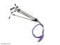 Preview: Railroad24 6383 - Spur TT 5x Doppel Peitschenlampe LED 80mm VA