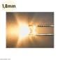Preview: Railroad24 6757 - 20x LED 1,8mm warmweiß tranparent