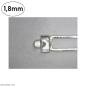 Preview: Railroad24 6754 - 20x LED 1,8mm weiß transparent