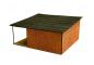 Preview: MBR model AS-0314 - Spur H0 Garage mit Hundezwinger