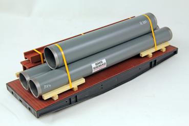 Ladegüter Bauer 01078 - Spur O  Röhren und I-Stahlprofile