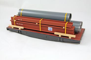 Ladegüter Bauer 01078 - Spur O  Röhren und I-Stahlprofile