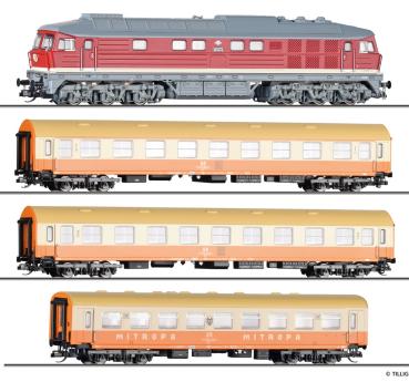 Tillig 01214 - Spur TT Digitales Einsteiger Startset mit BR 132 und Städteexpress der DR,  DAISY II
