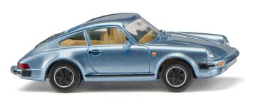 Wiking 016104 Spur HO Porsche 911 SC - hellblau-metallic