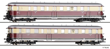 Tillig 02855 - Spur TT Triebwagen VT 137 mit Steuerwagen VS 145, DRG