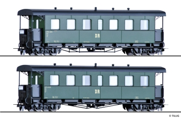 Tillig 13996 - 2er Set Personenwagen KB4i, DR