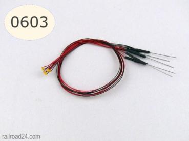 Railroad24 5453 - 5x LED 0603 mit Microlitze warmweiß