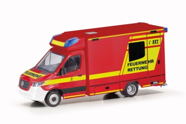 Herpa 097666 - Mercedes-Benz Sprinter 18 Fahrtec "Feuerwehr München"