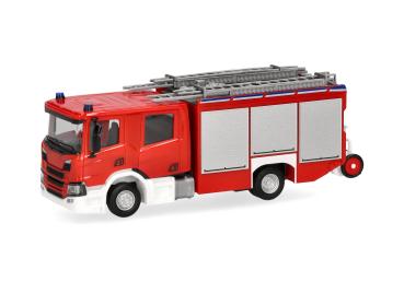 Herpa 098892 - Spur HO Scania CP28 Crewcab Löschfahrzeug "Feuerwehr"