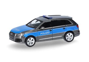 Herpa 098946 - Spur HO Audi Q7 "Polizei Vorführfahrzeug"