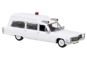 Brekina 10227 Spur HO Cadillac Miller Ambulance ,Bausatz