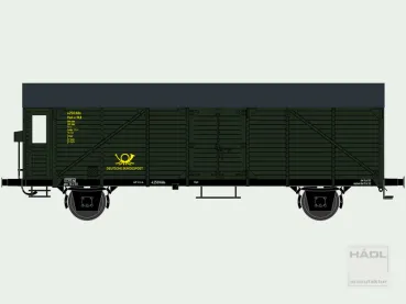 Hädl 113255 - Spur TT Postwagen c/10,8, DBP, Ep.III