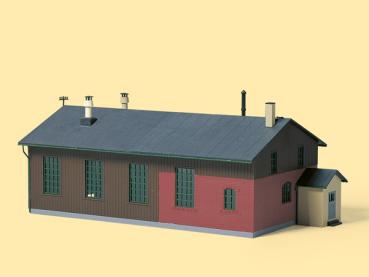 Auhagen 11332 - Spur HO Lokschuppen zweiständig