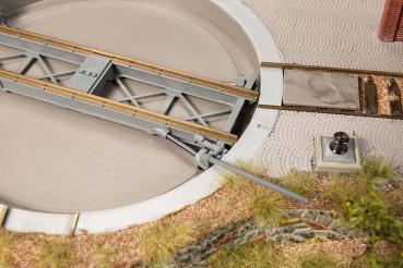 Auhagen 11481 - Spur HO  Drehscheibe 95/111 mm für 2-Leiter-System