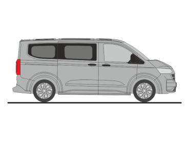 Rietze 11735 - Spur HO Volkswagen T7 Caravelle light grey metallic