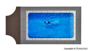 Viessmann 1240 Spur HO LCD Swimmingpool mit bewegter Wasserszene