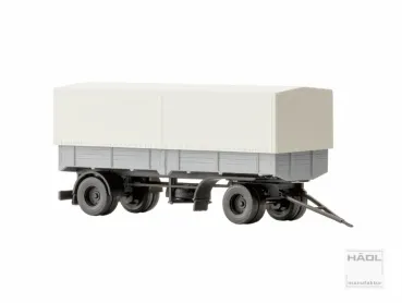 Hädl 125041-09 - Spur HO Anhänger Hl120.02/2 Wiewald mit Plane