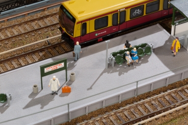 Auhagen 13356 - S-Bahn Bahnsteigausstattung