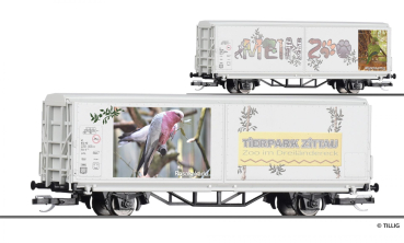 Tillig 14856 - Spur TT Schiebewandwagen Hbis-tt „Mein Zoo“