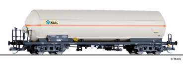 Tillig 15041 - Spur TT Gaskesselwagen "KVG GmbH",  Mit Sonnenschutzdach