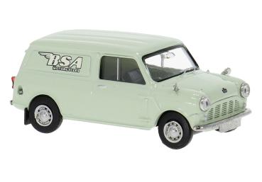 Brekina 15368 - Spur HO  Austin Mini Van 'BSA' (GB), 1960