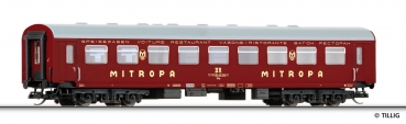 Tillig 16752 - Spur TT Speisewagen WRge „MITROPA“ der DR, Epoche IV.