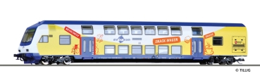 Tillig 16809 - Doppelstock-Steuerwagen DBbzf761, 1./2. Klasse, metronom